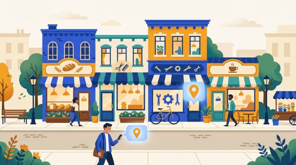 ai seo for local businesses neighborhood search