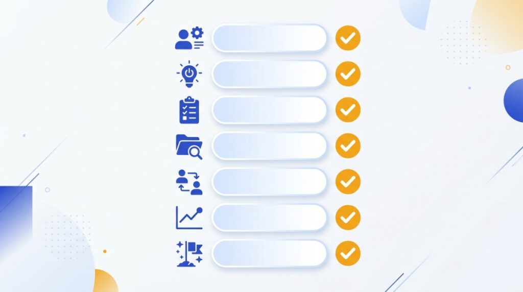 ai seo services deliverables checklist infographic