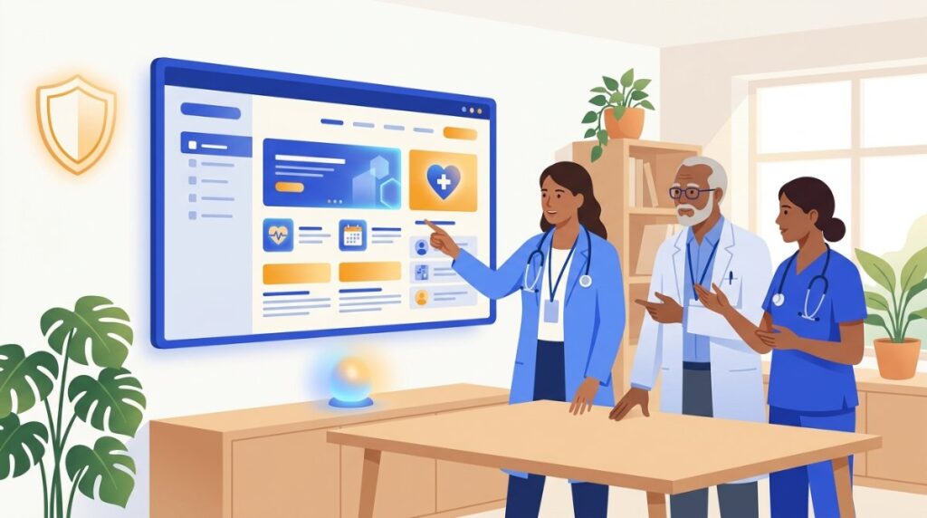 geo for healthcare practice team review
