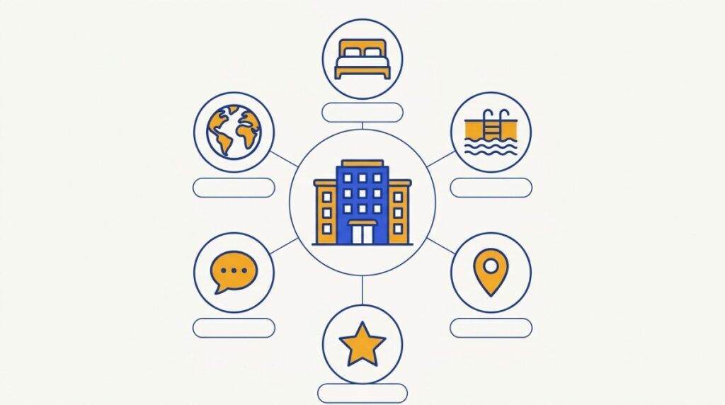 geo for hotels signals infographic