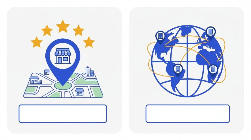 local vs international geo for professional services infographic