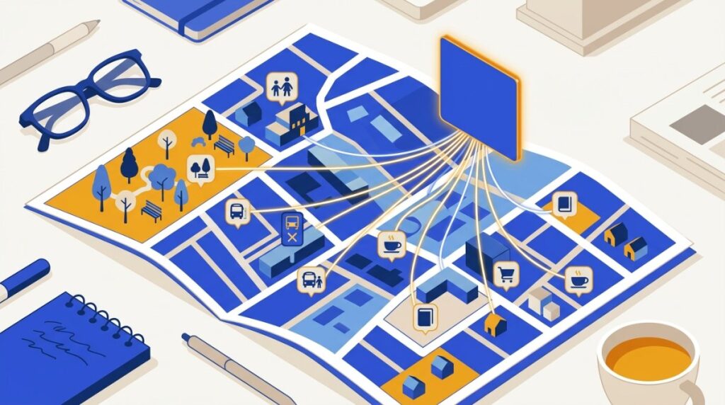 real estate area guides for geo