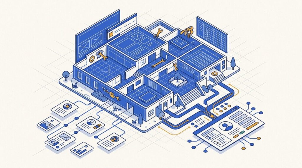 technical and entity work in geo services